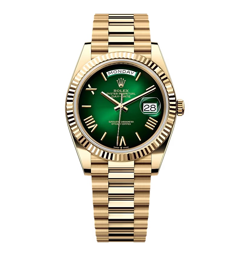 Superclone Rolex Day-Date Green Ombré Dial 228238-0069 40 mm