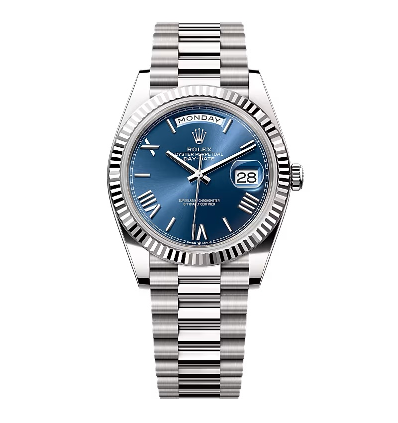 Superclone Rolex Day-Date Blue Dial 228239-0007 40 mm