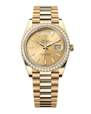 Superclone Rolex Day-Date Champagne Dial 228348rbr-0008 40 mm