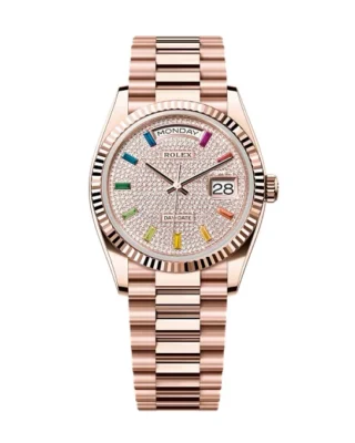 Superclone Rolex Day-Date Diamond-Paved Dial 128235-0039 36 mm