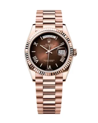 Superclone Rolex Day-Date Brown Ombré Dial 128235-0075 36 mm