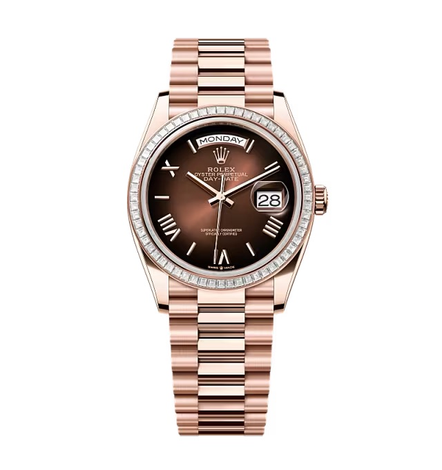 Superclone Rolex Day-Date Brown Ombré Dial 128395tbr-0024 36 mm