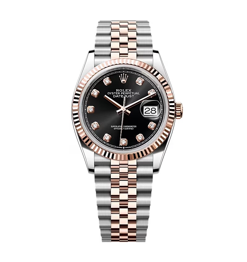 Rolex Datejust Black Diamond Dial 126231-0019 36 mm