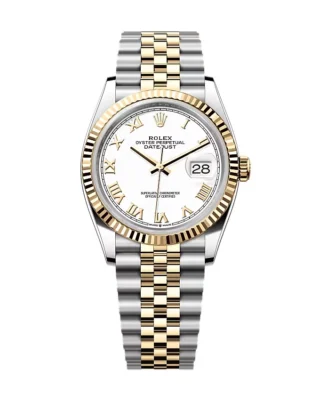 Rolex Datejust White Roman Dial 126233-0029 36 mm