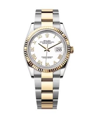 Rolex Datejust White Roman Dial 126233-0030 36 mm