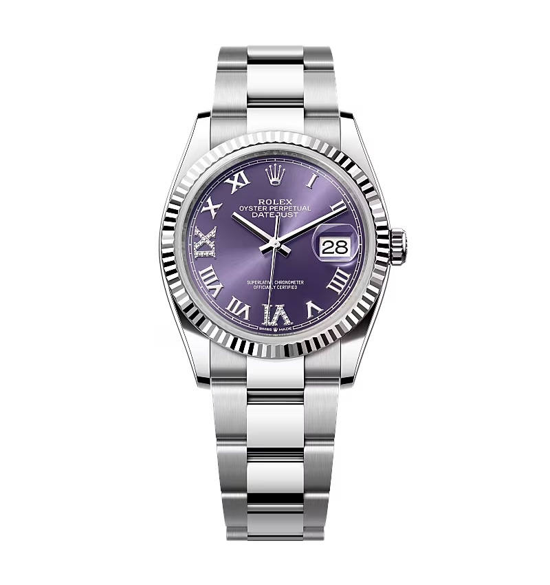 Rolex Datejust Purple Dial 126234-0022 36 mm