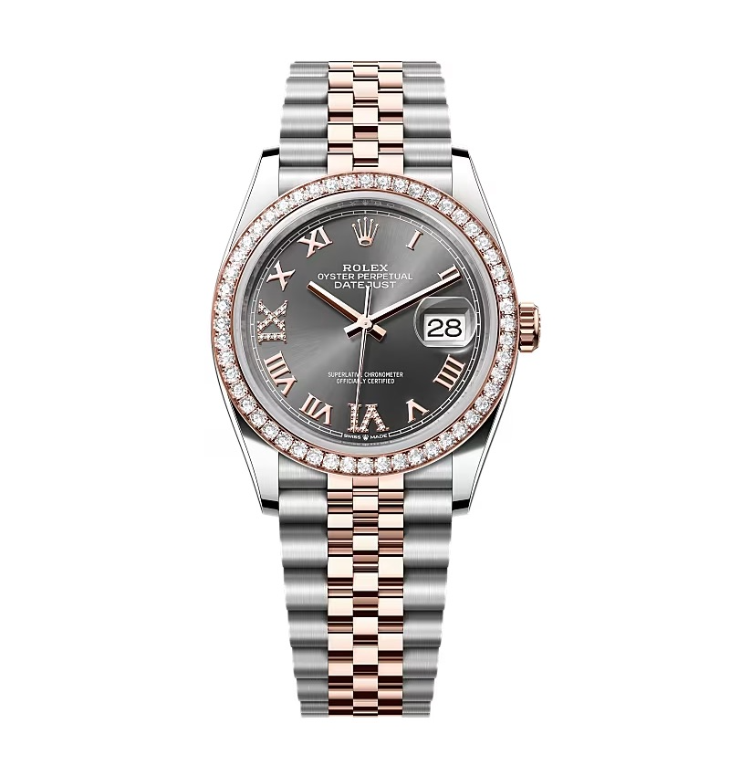 Rolex Datejust Slate Diamond Dial 126281RBR-0011 36 mm