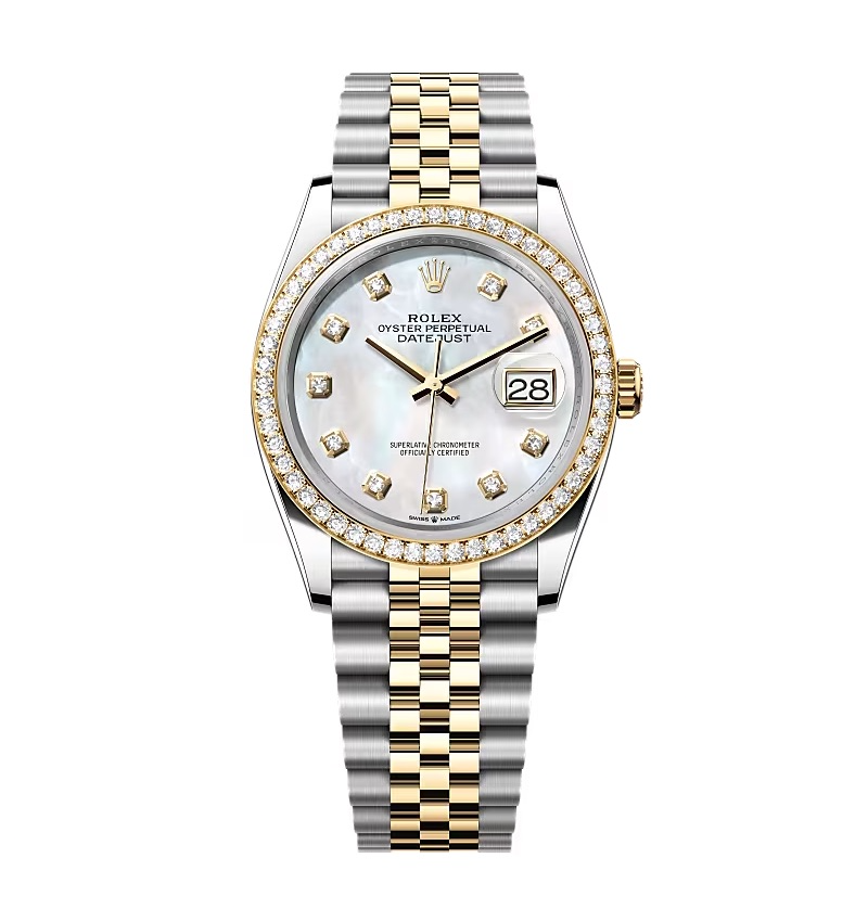 Rolex Datejust Mother of Pearl Diamond Dial 126283RBR-0009 36 mm
