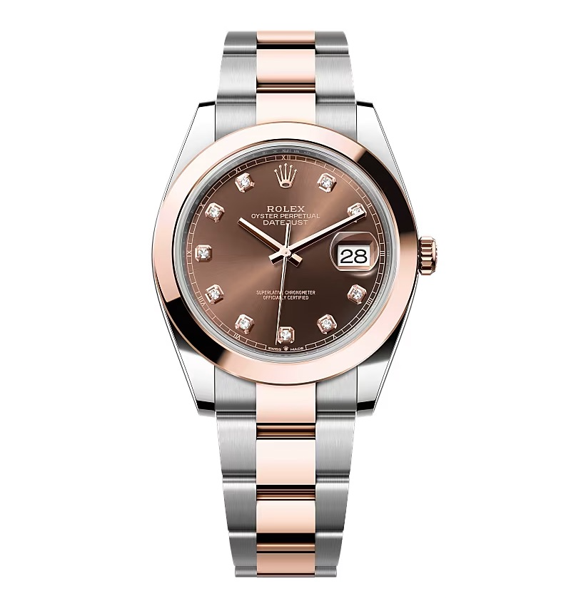 Rolex Datejust Chocolate Diamond Dial 126301-0003 41 mm