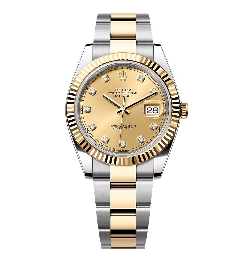 Rolex Datejust Champagne Diamond Dial 126333-0011 41 mm