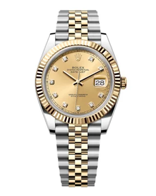 Rolex Datejust Champagne Diamond Dial 126333-0012 41 mm