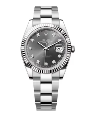 Rolex Datejust Slate Diamond Dial 126334-0005 41 mm