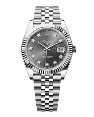 Rolex Datejust Slate Diamond Dial 126334-0006 41 mm