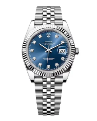 Rolex Datejust Bright Blue Diamond Dial 126334-0016 41 mm