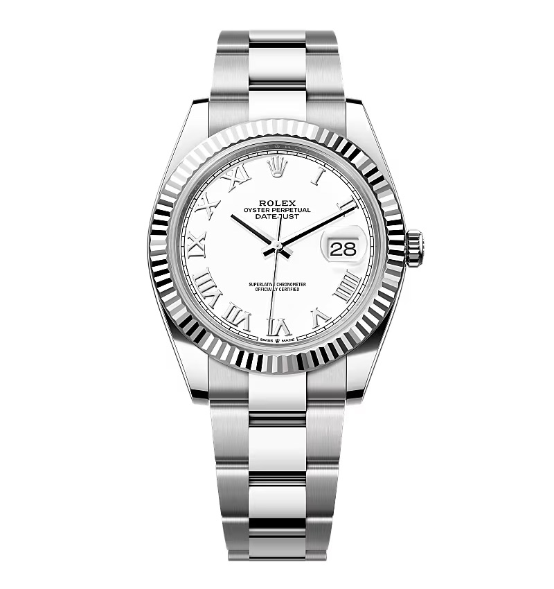 Rolex Datejust White Roman Dial 126334-0023 41 mm