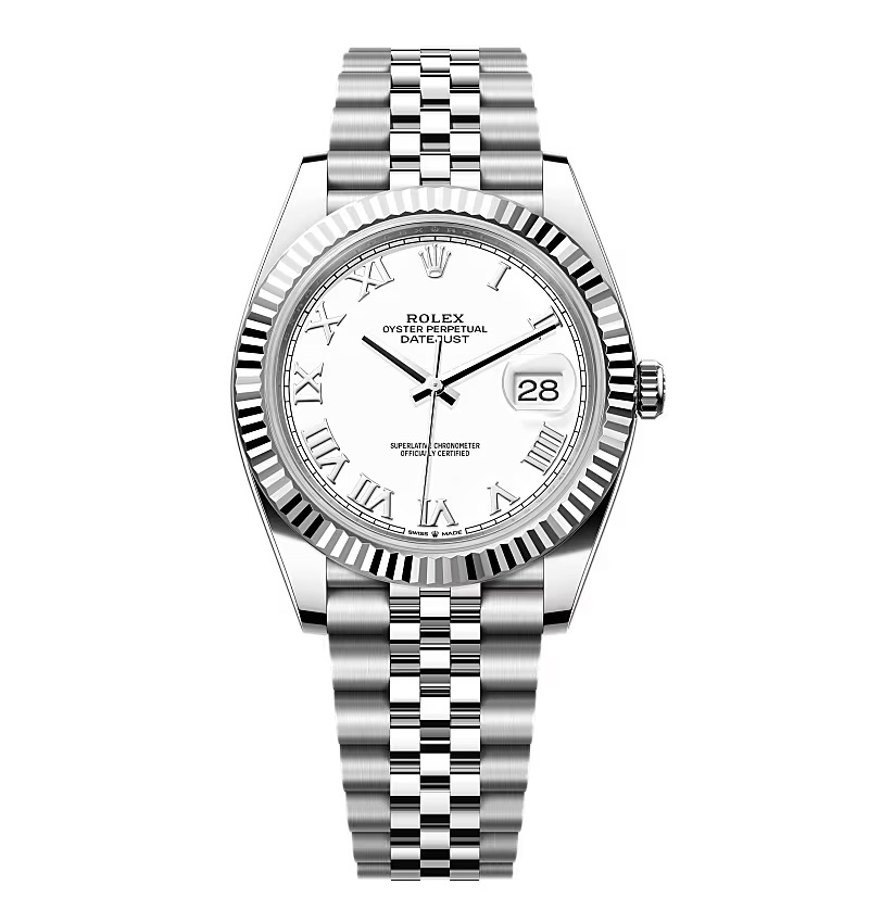 Rolex Datejust White Roman Dial 126334-0024 41 mm