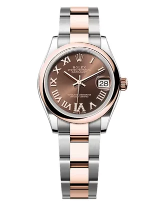 Rolex Datejust Chocolate Roman Diamond Dial 278241-0003 31 mm