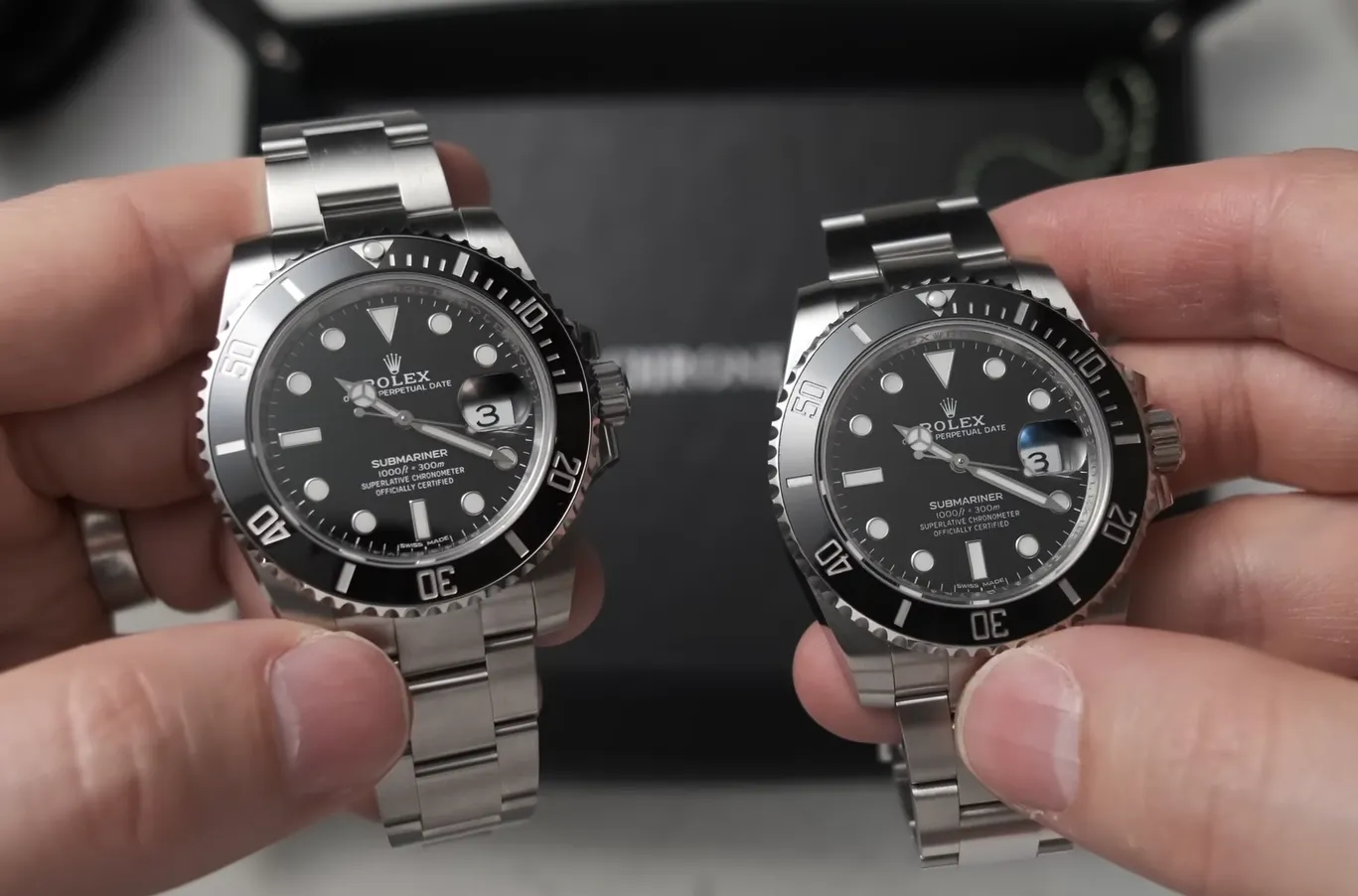 Super Clone Rolex Submariner vs Genuine
