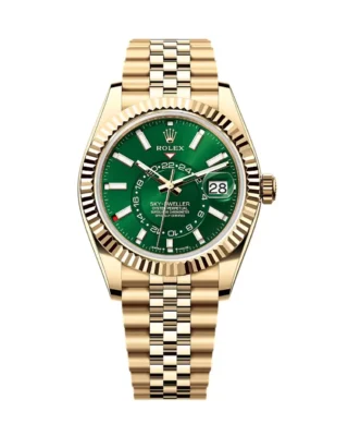 2025 Sky-Dweller 42mm 336938 Yellow Gold Oyster Green Dial