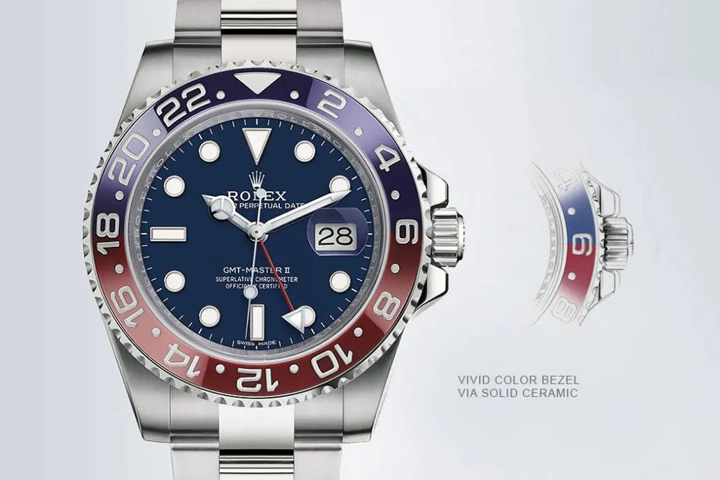 Pepsi ceramic bezel vivid color – GMT-Master II 2025