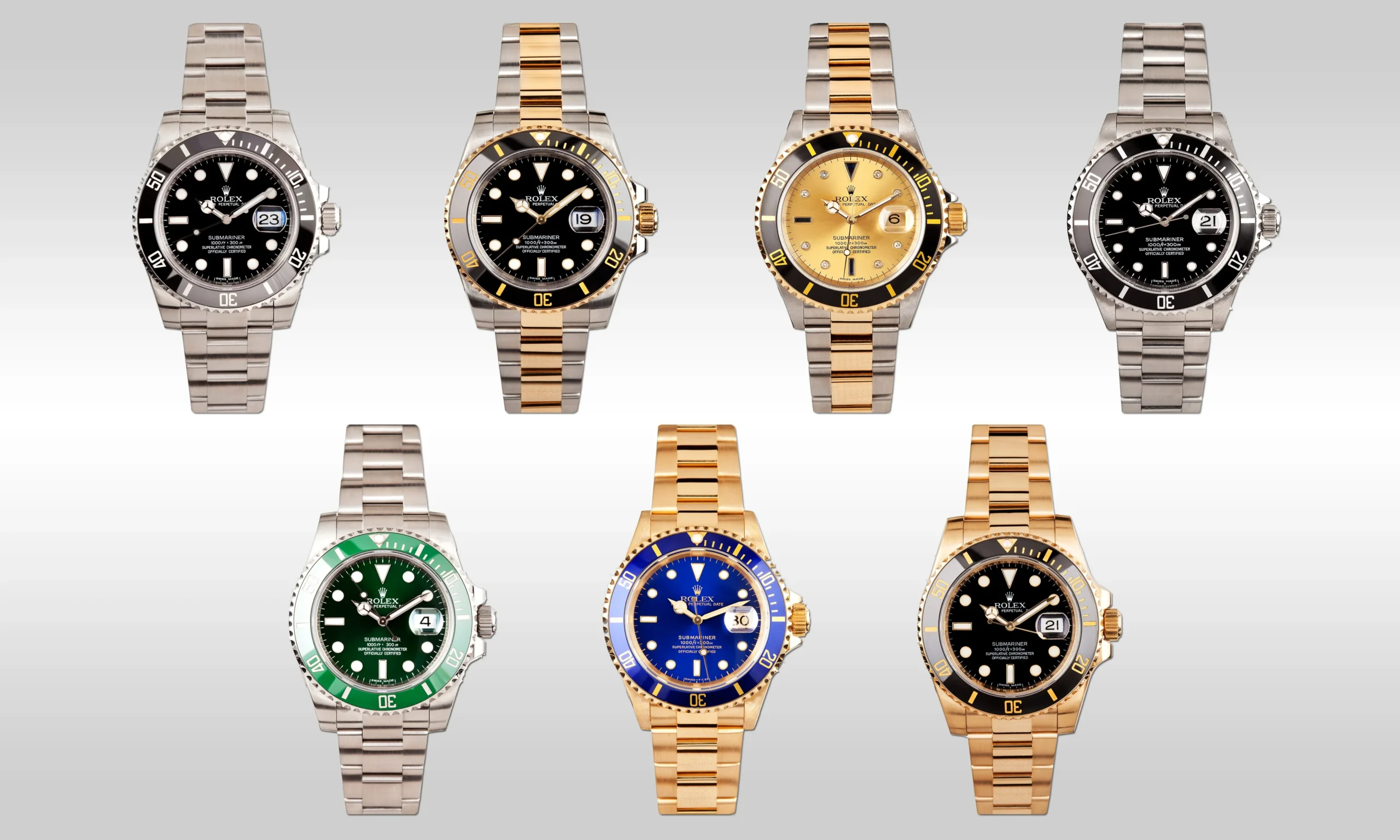 Rolex Timepiece Metal Variety