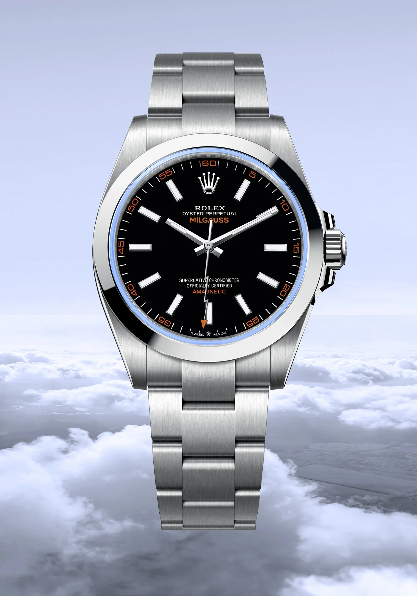 Rolex Milgauss Lavender Oyster Bracelet