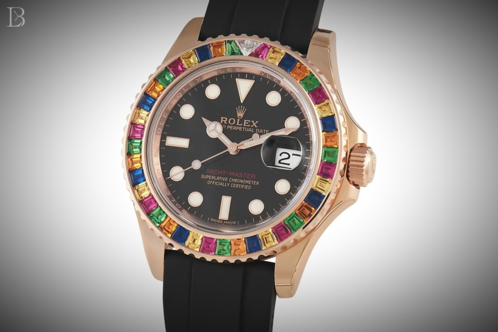 Rolex Submariner watch display at authorized dealer showing 2026 waitlist availability