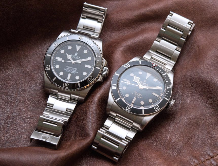 Tudor Black Bay 58 and Rolex Submariner side by side comparison