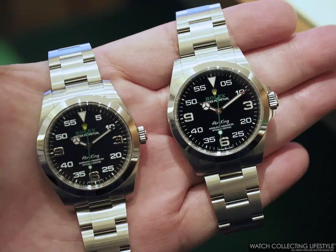 Rolex Air-King reference 126900 black dial 40mm stainless steel