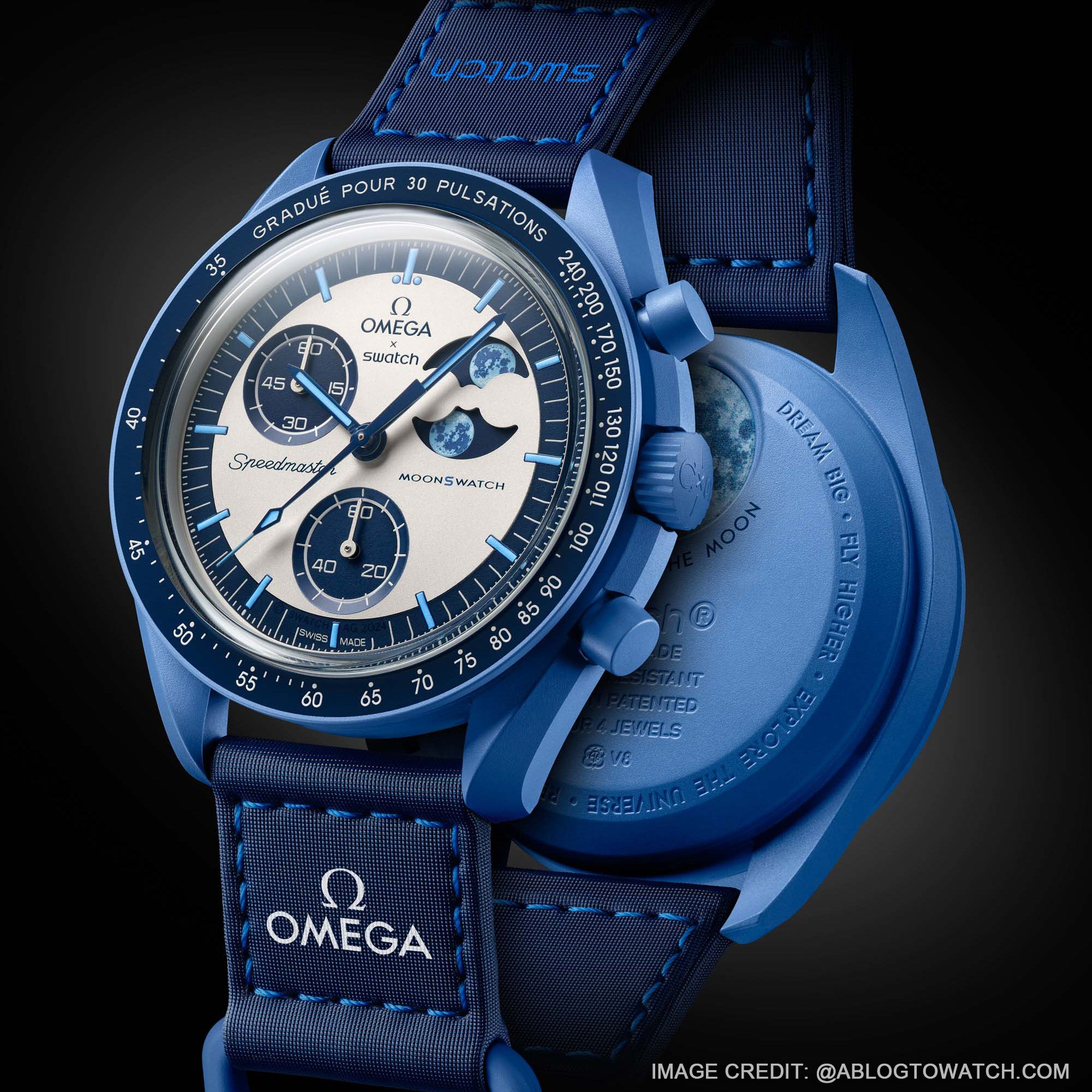 Swatch x Omega MoonSwatch Mission to the Super Blue Moonphase special edition with moonphase complication