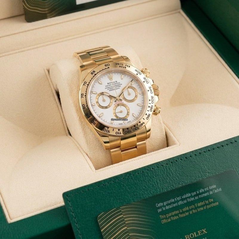 Rolex Daytona yellow gold reference 126508 champagne dial 2026 retail price